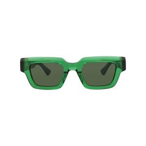 Bottega Veneta Square-Frame Recycled Acetate Sunglasses Green Unisex-Adult